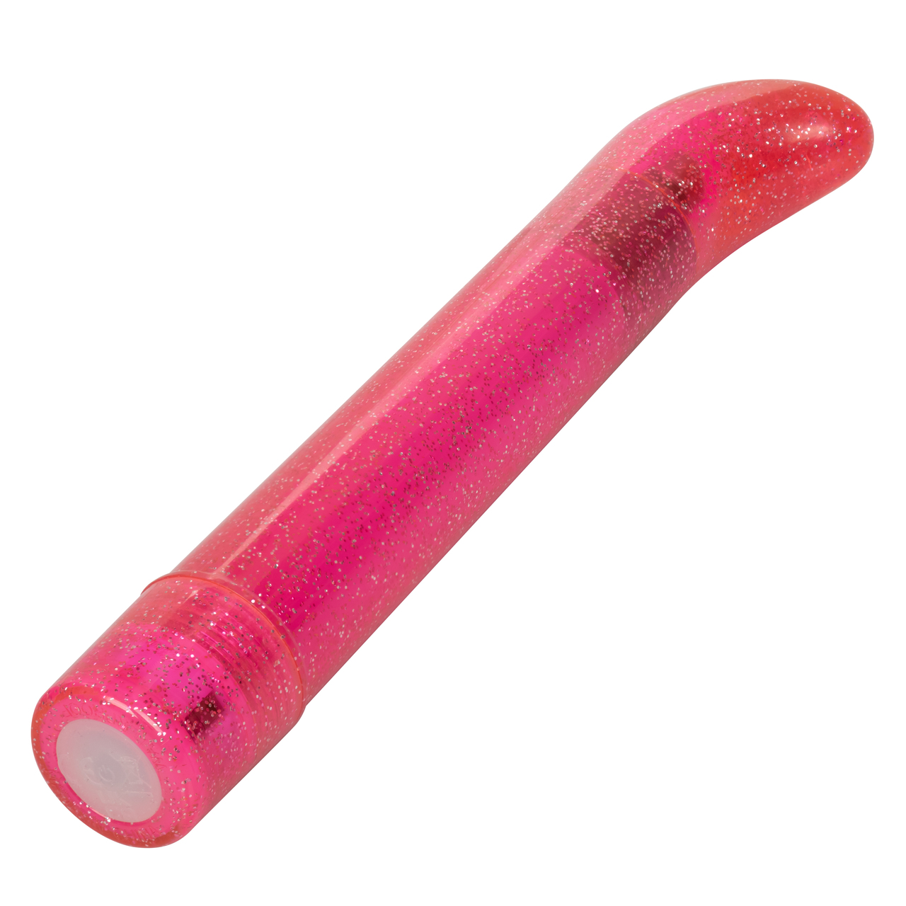 Sparkle Slim G-Vibe Pink Hard Vibrator from California Exotic Novelties. Indulge in dazzling pleasure with the Sparkle Slim G Vibe