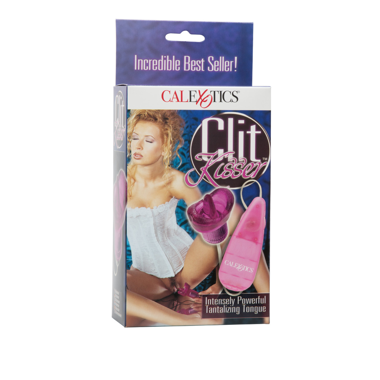 Clit Kisser Tongue Vibrator from California Exotic Novelties. Kiss me quick! The innovative Clit Kisser from Cal Exotics brings you the ultimate in oral sex stimulation. Now you can carry your BJ around in your bag