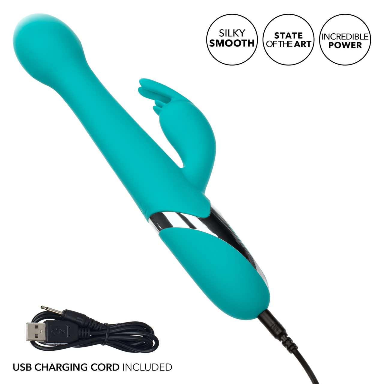Enchanted Oscillate Green Rabbit Vibrator from California Exotic Novelties. Introducing the Enchanted Oscillate