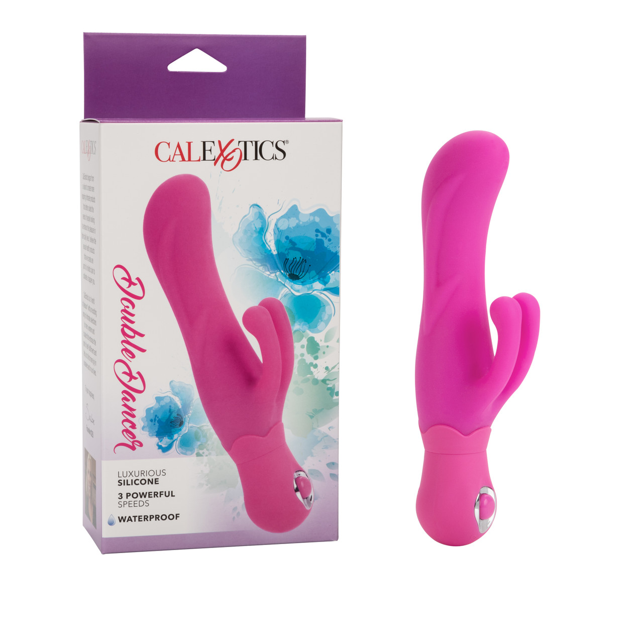 Silicone Double Dancer Pink Vibrator from California Exotic Novelties. Your G-Spot and Clitoris have never been so happy. With the Double Dancer Vibrator