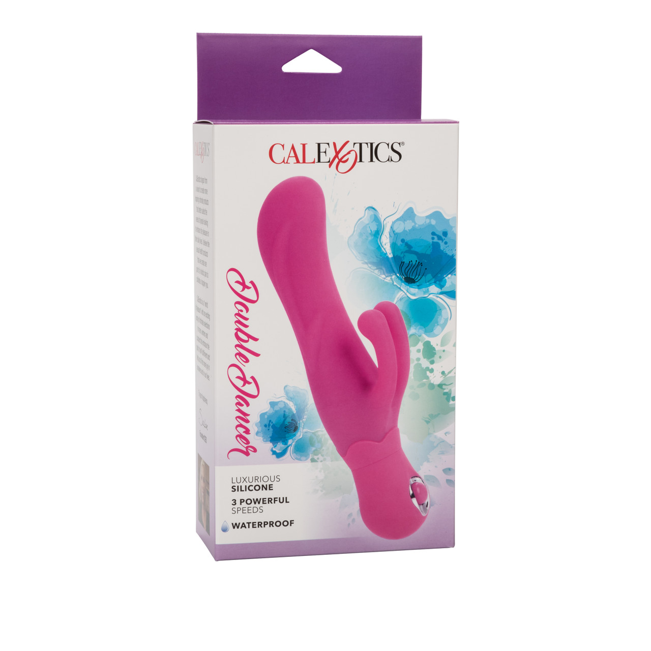 Silicone Double Dancer Pink Vibrator from California Exotic Novelties. Your G-Spot and Clitoris have never been so happy. With the Double Dancer Vibrator