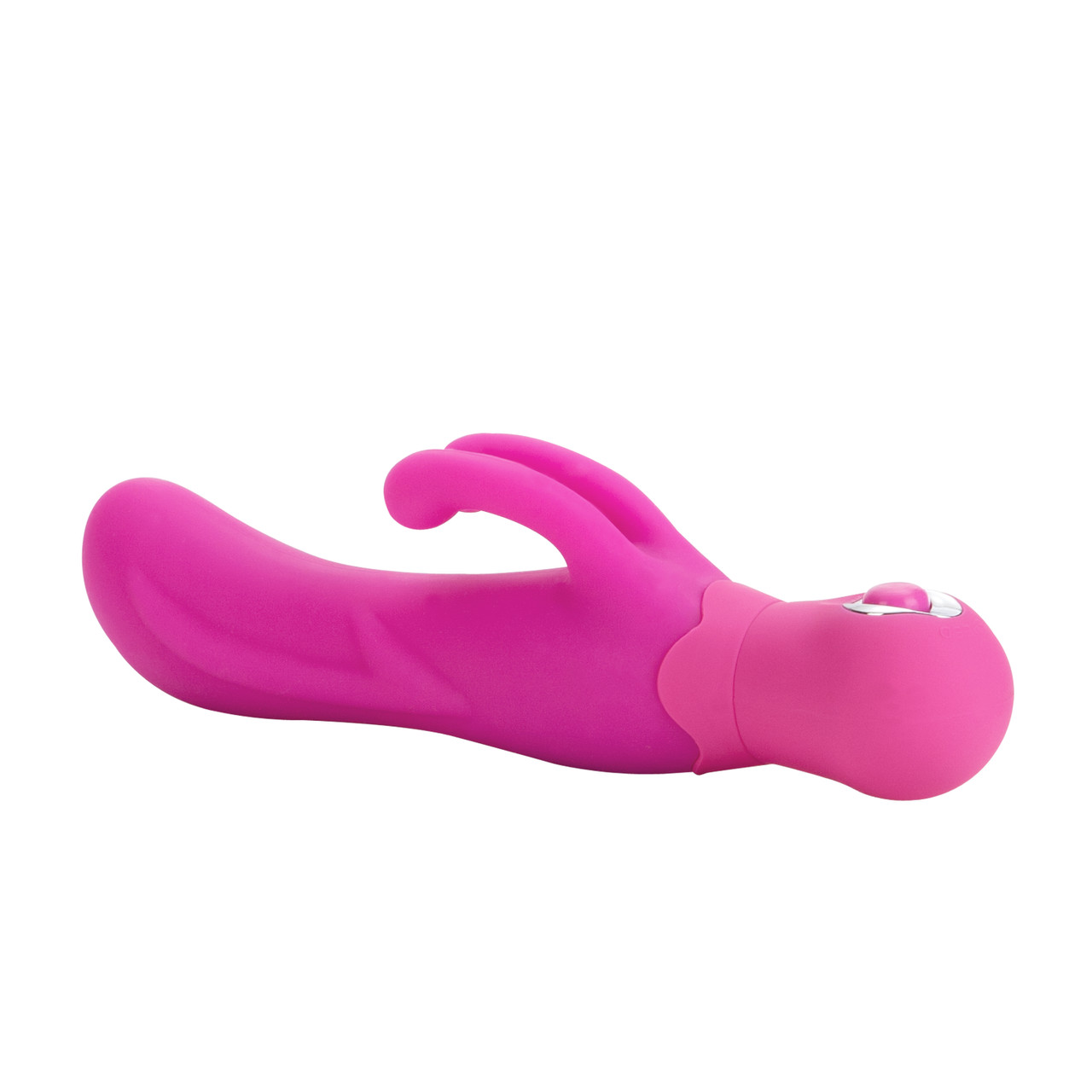 Silicone Double Dancer Pink Vibrator from California Exotic Novelties. Your G-Spot and Clitoris have never been so happy. With the Double Dancer Vibrator