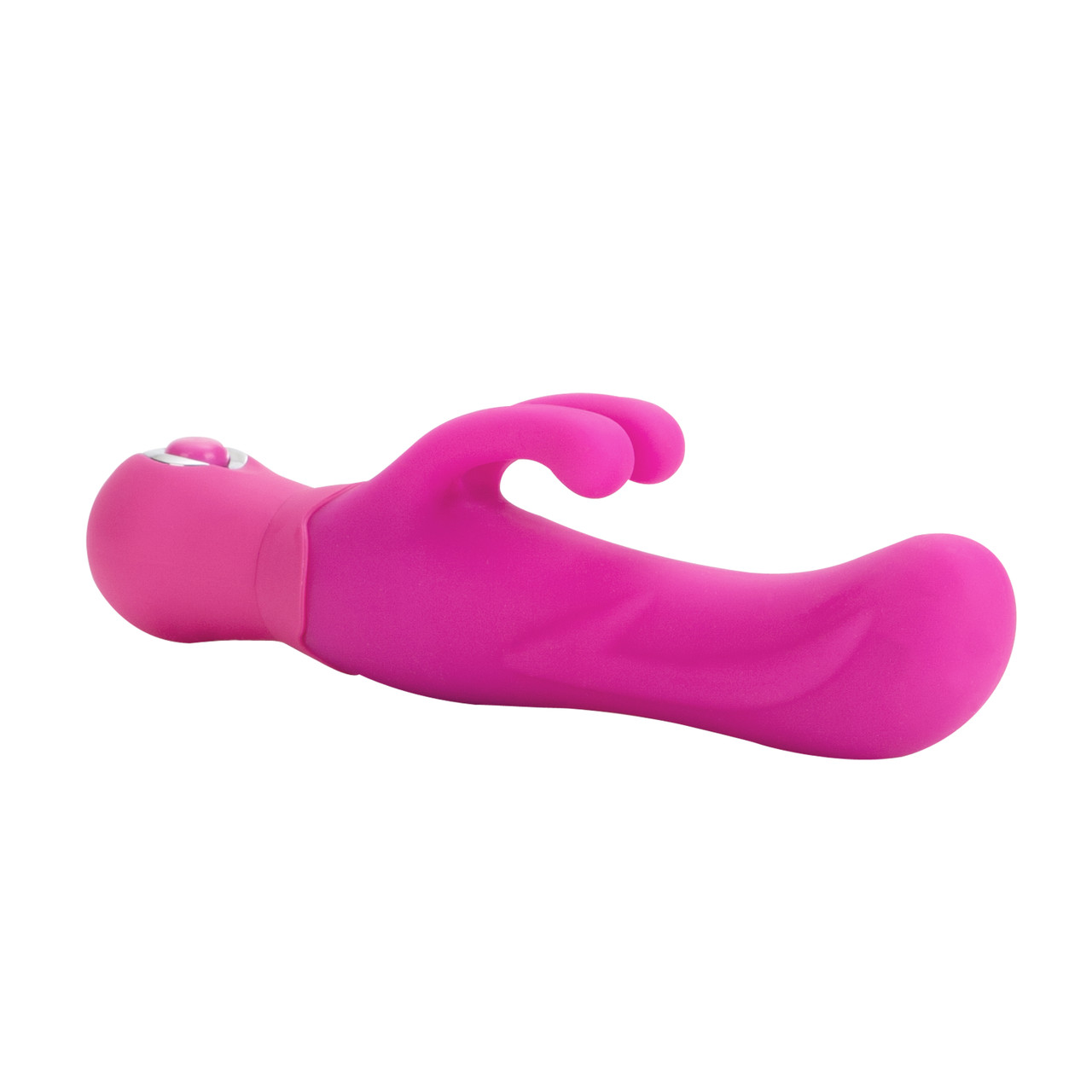 Silicone Double Dancer Pink Vibrator from California Exotic Novelties. Your G-Spot and Clitoris have never been so happy. With the Double Dancer Vibrator