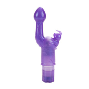 The Original Bunny Kiss Purple Vibrator. The ultimate in female arousal! The Original Bunny Kiss is the ultimate power packed intimate Massager with her orgasmic pleasure in mind. The multi-speed Arouser is super soft and delicately shaped to tantalize