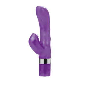 The ultimate in female arousal! G Kiss Purple Vibrator has dual motors for the ultimate in feminine arousal! Enjoy erotic sensual sensations whenever you are in the mood