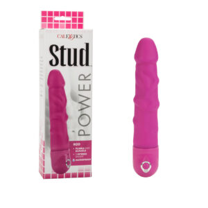 Waterproof Power Stud Rod Dong Pink Vibrator. The Waterproof Power Stud Rod will have you moaning with incredible pleasure in no time. The Vibrator features traditional designs with a contemporary flair that make your new adult toy both insanely erotic to