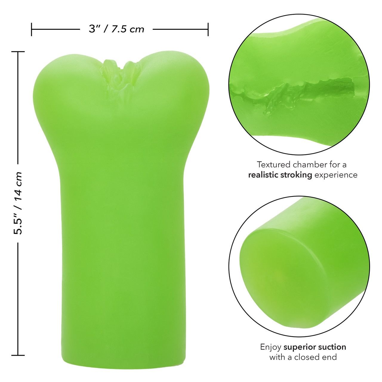 Cheap Thrills The Queen Of Mars Hulk Green Pussy Stroker from California Exotic Novelties. Blast off to a whole new galaxy of pleasure when you slip in the Cheap Thrills The Queen of Mars stroker. The closed end design provides superior suction