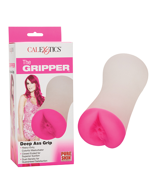 The Gripper Deep Ass Grip Stroker from California Exotic Novelties. Grab it like you want it grabbed. The Gripper Deep Ass Grip gives you the sensation you are looking for. This novel adult toy provides you with a dual density Pure Skin material that feel