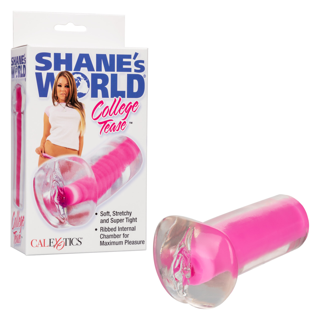 Shane's World College Tease Stroker Pink from California Exotic Novelties. It is your lucky night. You finally landed that little tease that everybody wants to bang. The Shaneâs World College Tease is ready to go all night with you as you stretch her ou
