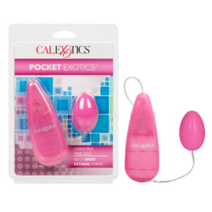 Pocket Exotics Vibrating Pink Passion Egg from California Exotic Novelties features multi-speed vibrations. Our Pocket Exotics Vibrating Pink Passion Egg has a silky smooth Satin Finish and powerful multi-speed vibrating action. Crafted with a Power Contr