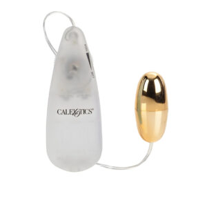 Pocket Exotics Vibrating Gold Bullet from California Exotic Novelties. You have struck pure pleasure Gold with this multi-speed Vibrating Bullet. The Pocket Exotics Vibrating Gold Bullet is made from ABS Plastic with Gold plating