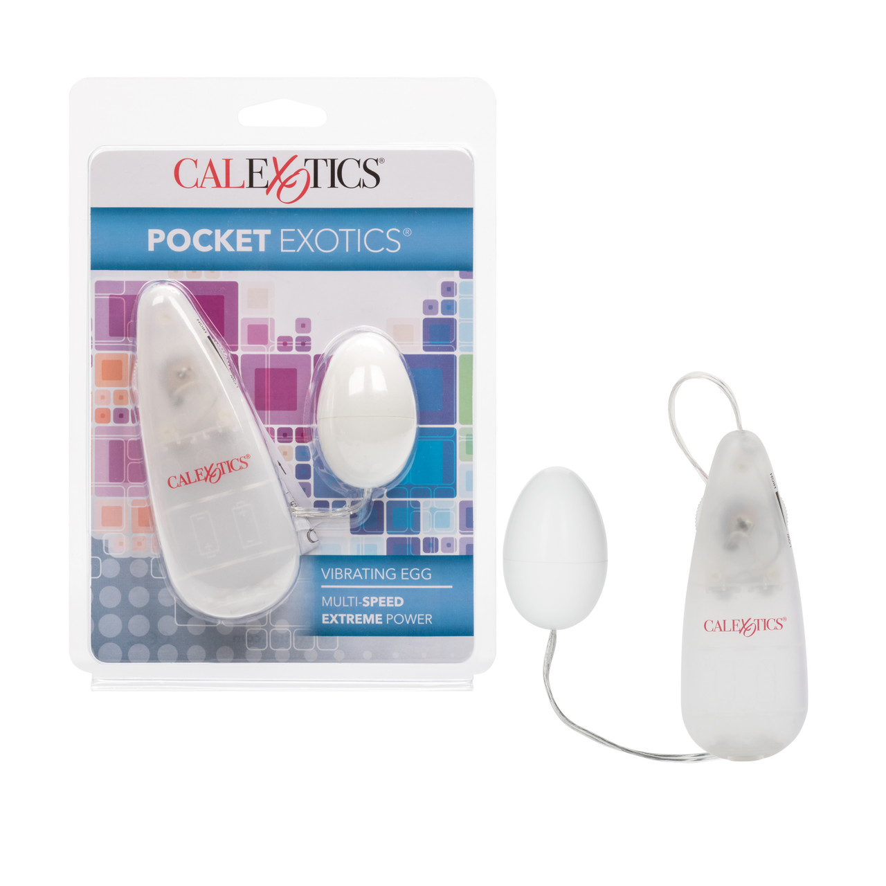 Pocket Exotics Egg Vibrator Ivory from California Exotic Novelties. Pocket Exotics Vibrating Egg offers multi-speed satisfaction in a smooth and sexy shape. For the best in pleasure in a sleek shape