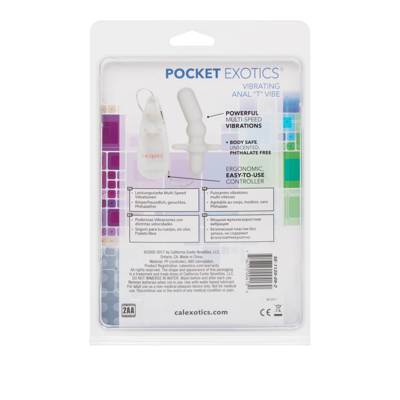 Pocket Exotics Ivory Anal-T Vibe Ivory from California Exotic Novelties is versatile