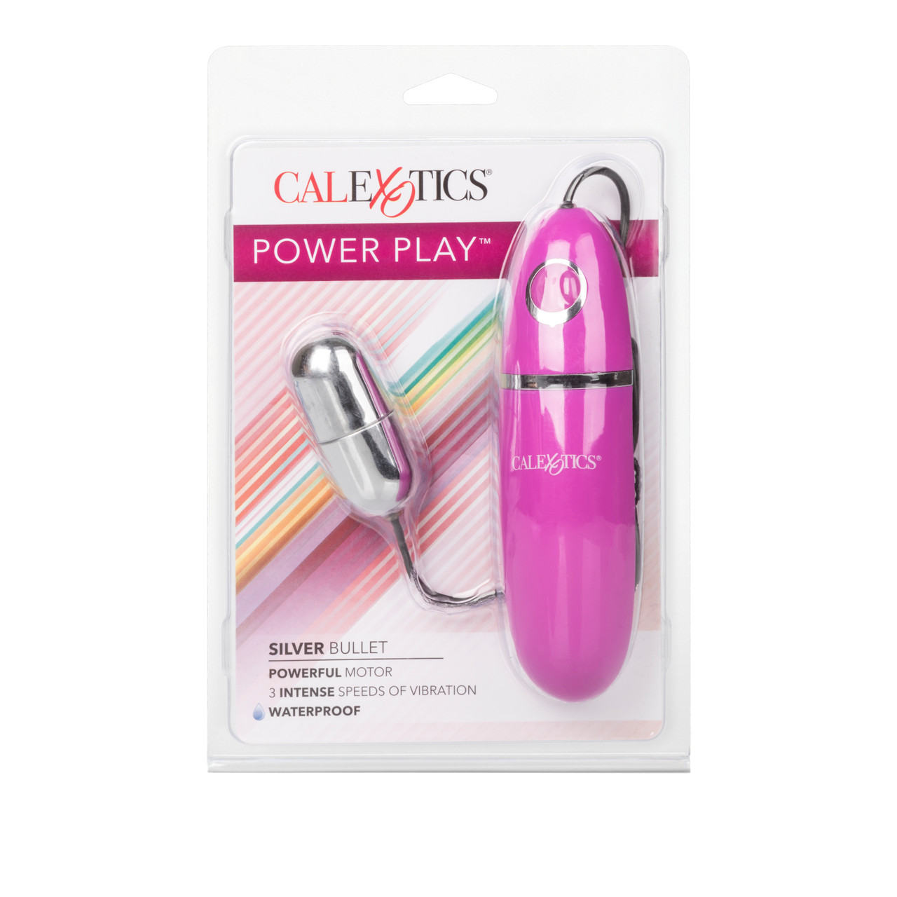 Power Play Silver Bullet Vibrator from California Exotic Novelties. Power up your play time with the smooth