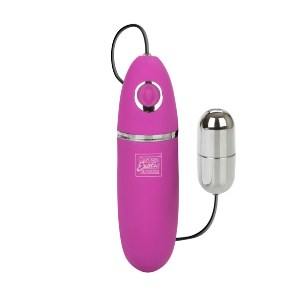 Power Play Silver Bullet Vibrator from California Exotic Novelties. Power up your play time with the smooth