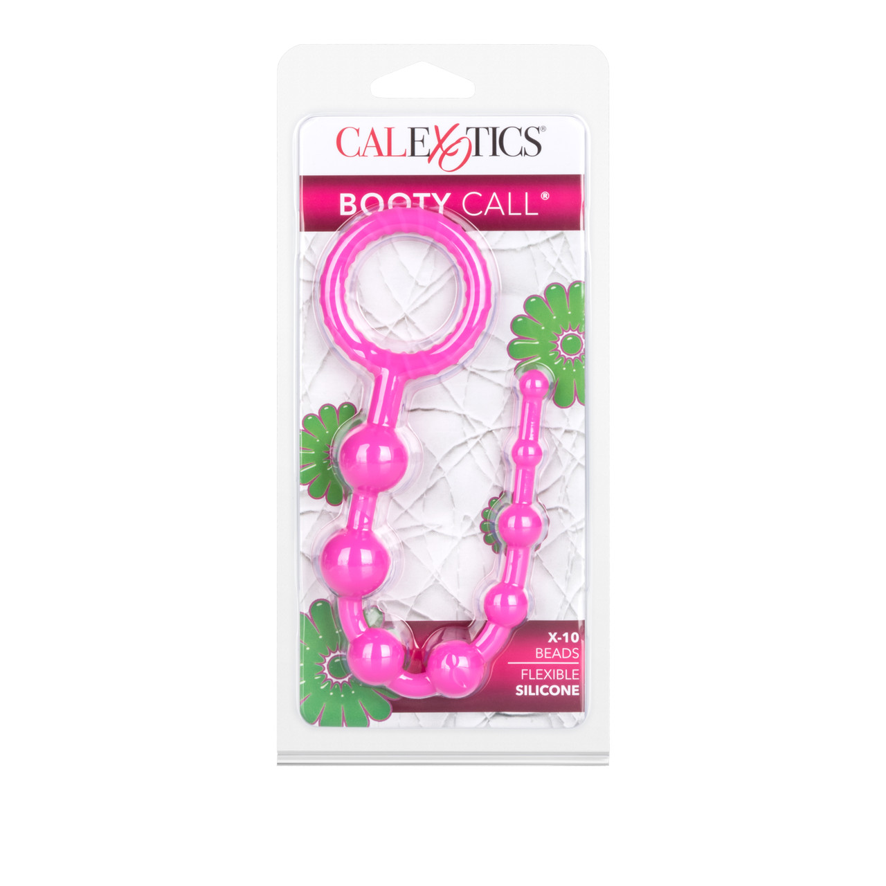 Booty Call X-10 Beads Pink from California Exotic Novelties. If you are looking for a sensual Prostate stimulator that is both stylish and safe