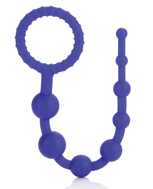 Booty Call X-10 Beads Purple from California Exotic Novelties. If you are looking for a sensual Prostate stimulator that is both stylish and safe