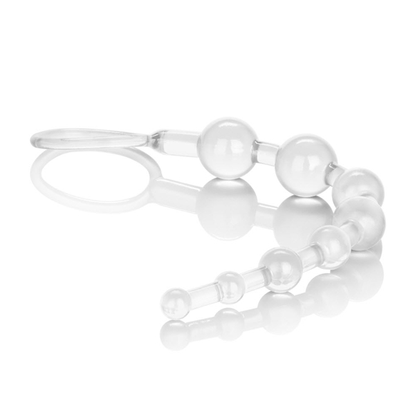 Shane's World Anal 101 Intro Beads Clear from California Exotic Novelties. If you are looking to get a taste of the gloriously pleasurable forbidden fruit that is Anal Play