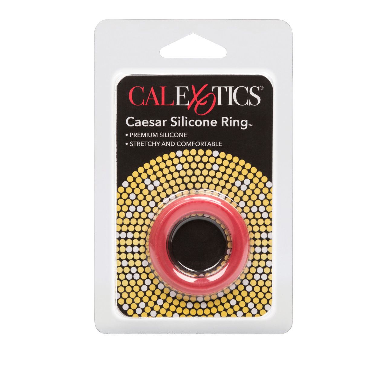 Adonis Silicone Ring Caesar Red from California Exotic Novelties. Adonis Silicone Rings - Caesar are sturdy erection enhancers that enhance stamina with supreme comfort. Crafted from pure Silicone