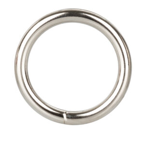 Silver Ring Medium from California Exotic Novelties. Enhance your intimate performance and orgasmic climax with the Silver Ring. The sleek and smooth Metal Adornment Ring is designed for erotic arousal and stimulation pleasure and provides a comfortable