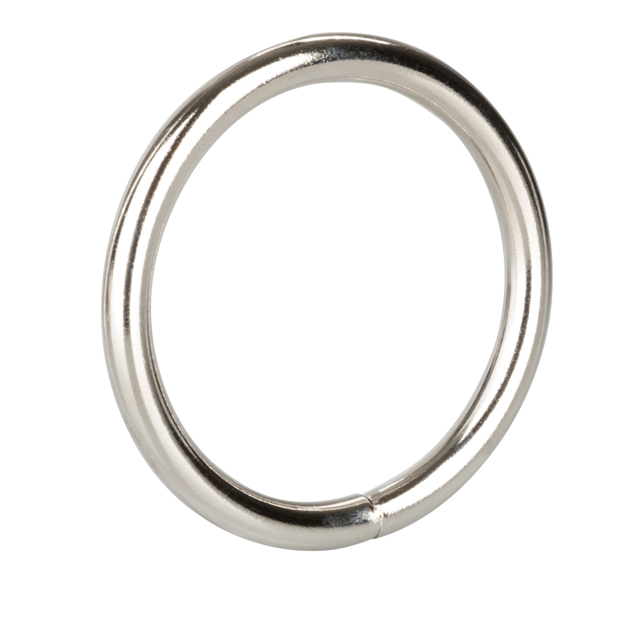 Silver Ring Large from California Exotic Novelties. Enhance your intimate performance and orgasmic climax with the Silver Ring. The sleek and smooth Metal Adornment Ring is designed for erotic arousal and stimulation pleasure and provides a comfortable