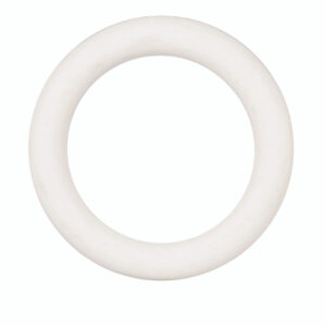 Rubber Ring White Small from California Exotic Novelties. Extend and intensify your sensual encounters with the durable Rubber Ring. The easy to use