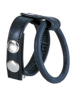 Ball Spreader Large Leather from California Exotic Novelties. Engage in extended seduction and intensified pleasure