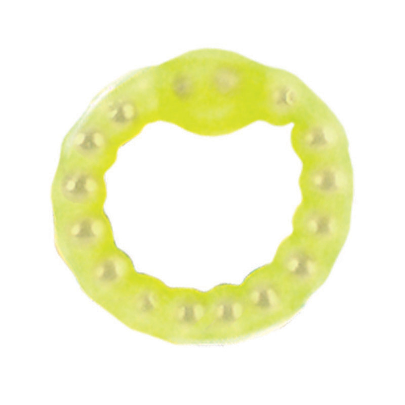 Prolong Beaded Ring Glow In The Dark from California Exotic Novelties. Enhance your erotic encounters with the exotic Prolong Beaded Ring. The stretchy and flexible erection enhancer is designed for intimate support and prolonged rock hard erections. The