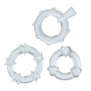Magic C-Rings Set of 3 Clear from California Exotic Novelties. Introduce a sensual surprise to playtime fun with the Magic C-Rings. The exotic Magic Trio Rings of comfortable and stretchy erection enhancers
