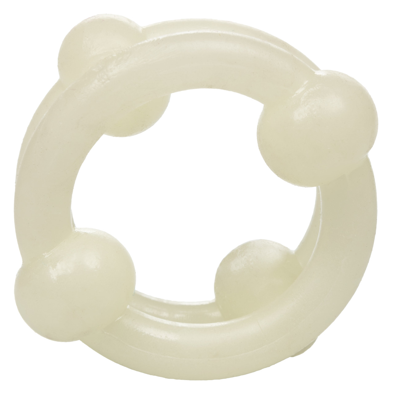 Island Rings Double Stacker Ring Glow in the Dark Double support stretchy Rings from California Exotic Novelties. Enjoy twice the delicious pleasure with the Island Rings Double Stacker. The versatile