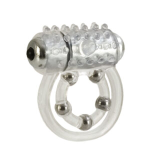 Waterproof Maximus Enhancement Ring 5 Stroker Beads from California Exotic Novelties. Elevate mutual enjoyment and shared satisfaction with the Waterproof Maximus Enhancement Ring 5 Stroker Beads. The erotic enhancer is soft