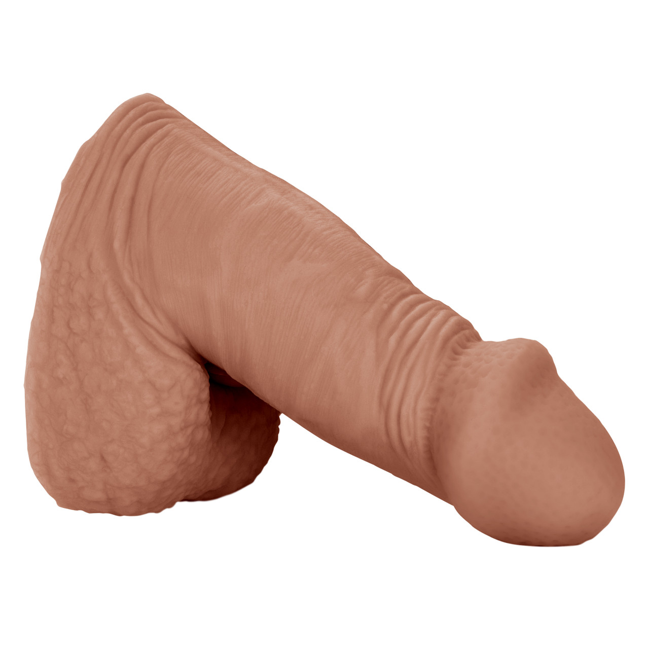 Packer Gear Brown Packing Penis 4 inches from California Exotic Novelties.The sensual Packer Gear Packing Penis is a realistic male package that makes for a sexy and masculine look. Designed for a comfortable and secure fit in your favorite Packer Gear Ha