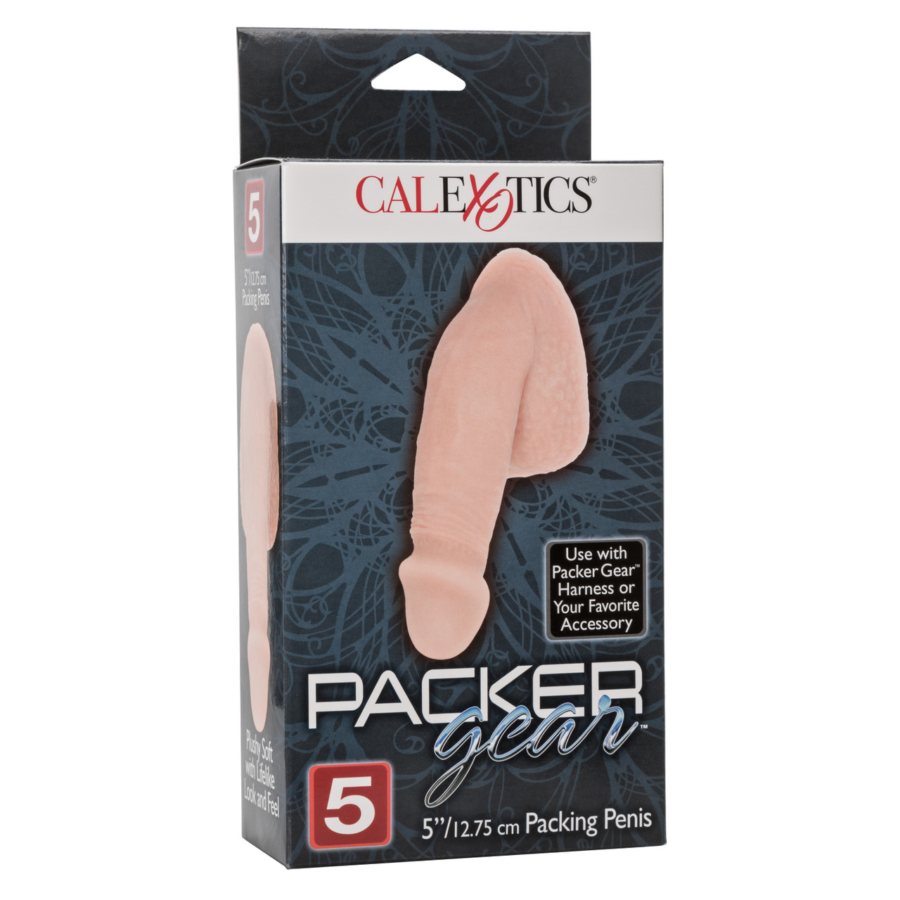 Packer Gear Ivory Packing Penis 5 inches from California Exotic Novelties. The sensual Packer Gear Packing Penis is a realistic male package that makes for a sexy and masculine look. Designed for a comfortable and secure fit in your favorite Packer Gear H