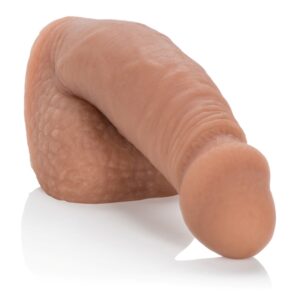 Packer Gear Brown Packing Penis 5 inches from California Exotic Novelties. The sensual Packer Gear Packing Penis is a realistic male package that makes for a sexy and masculine look. Designed for a comfortable and secure fit in your favorite Packer Gear H