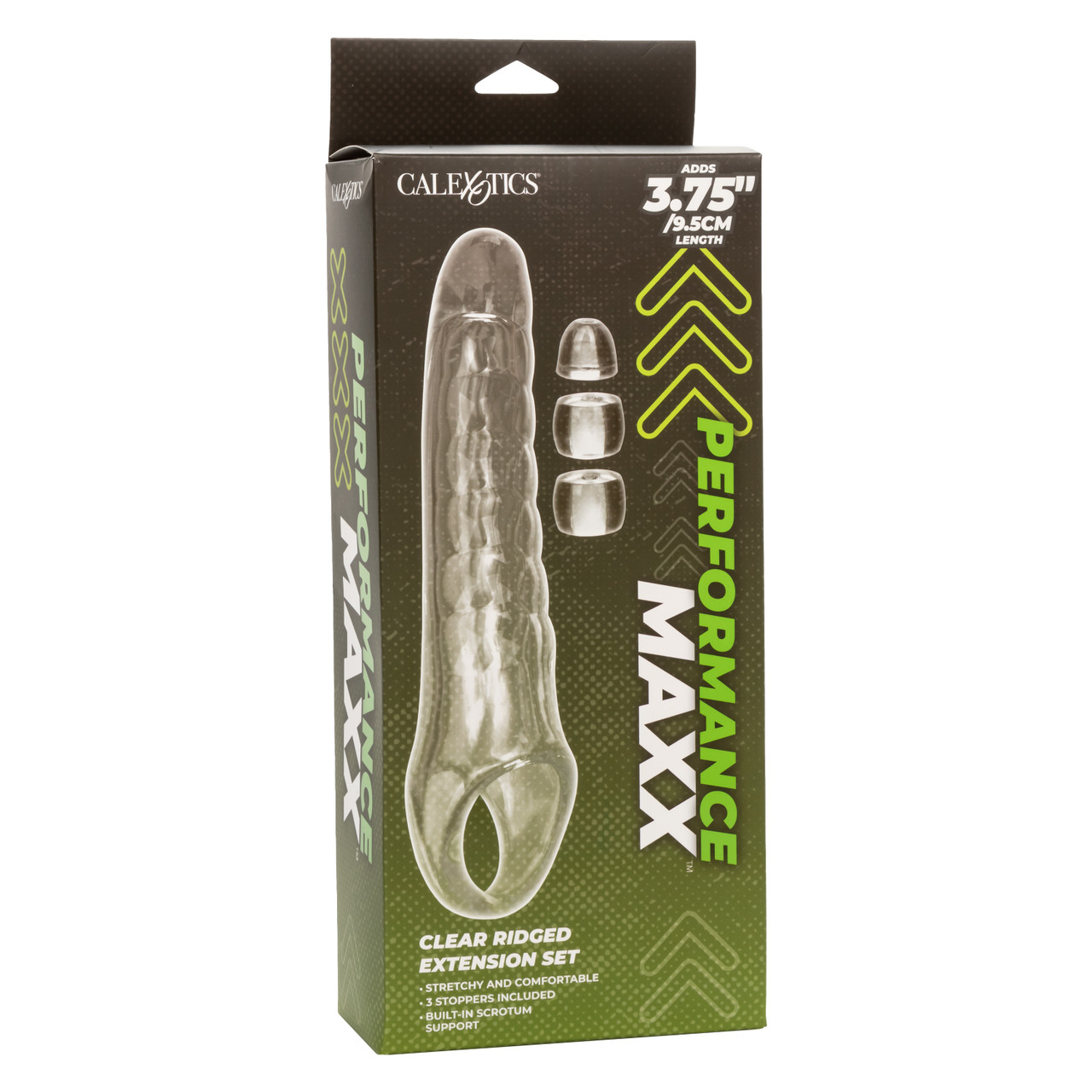 Performance Maxx Clear Extension Kit from California Exotic Novelties. The Performance Maxx Clear Extension Kit is a revolutionary tool designed to enhance and intensify your intimate encounters. Featuring a solid ultra soft head