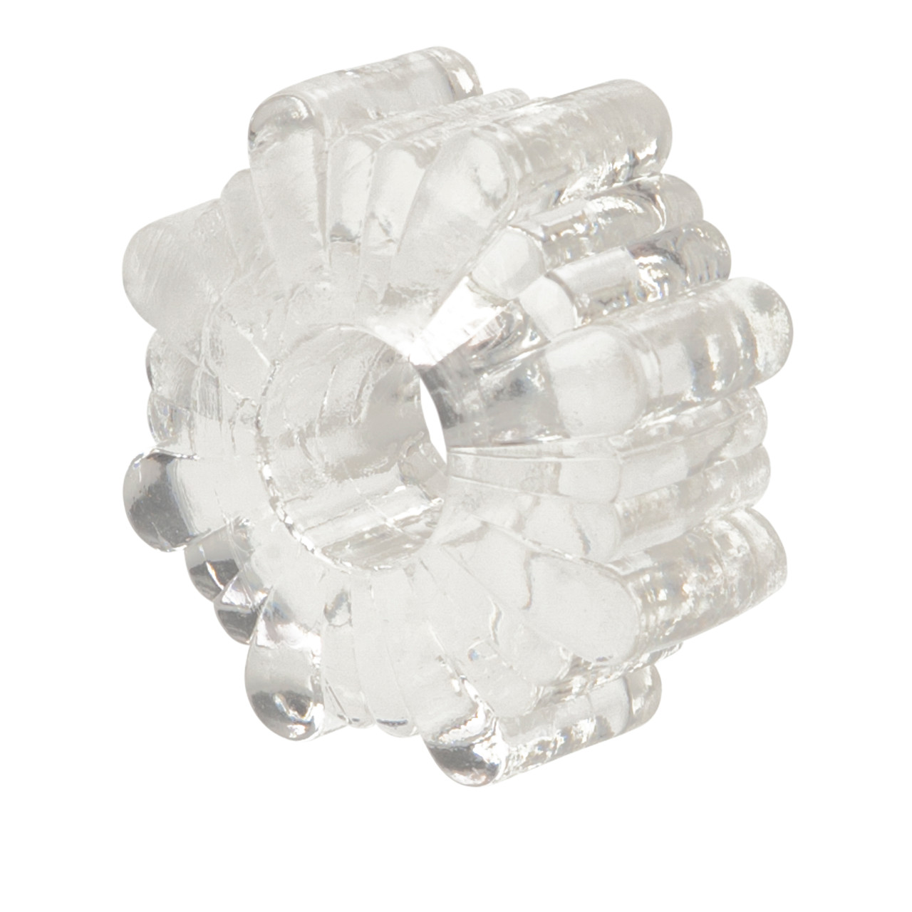 Basic Essentials Super Stretchy TPR Enhancers 4 Pack Clear Rings. Basic Essentials are high quality