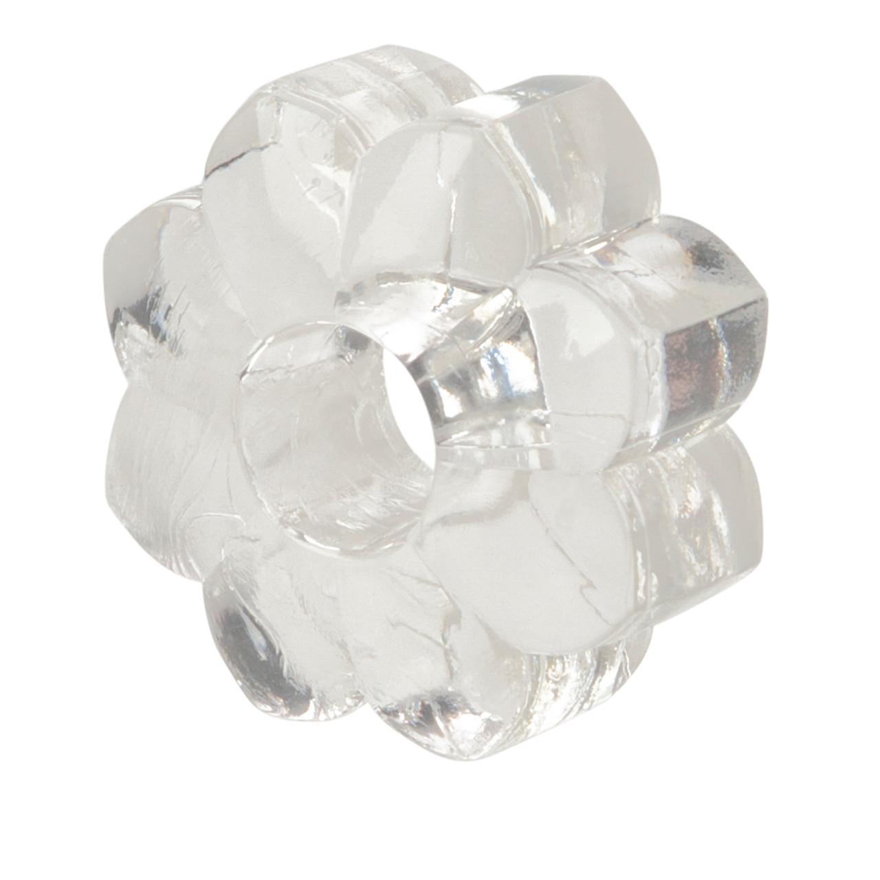 Basic Essentials Super Stretchy TPR Enhancers 4 Pack Clear Rings. Basic Essentials are high quality