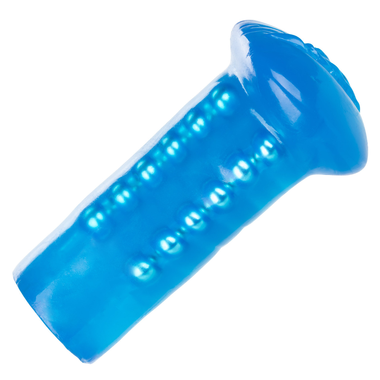 Basic Essentials Beaded Male Masturbator from California Exotic Novelties. Looking for an intensely gratifying super tight masturbator? Then here it is the super soft and stretchy Basic Essentials Beaded Masturbator. The Basic Essentials Beaded Masturbato