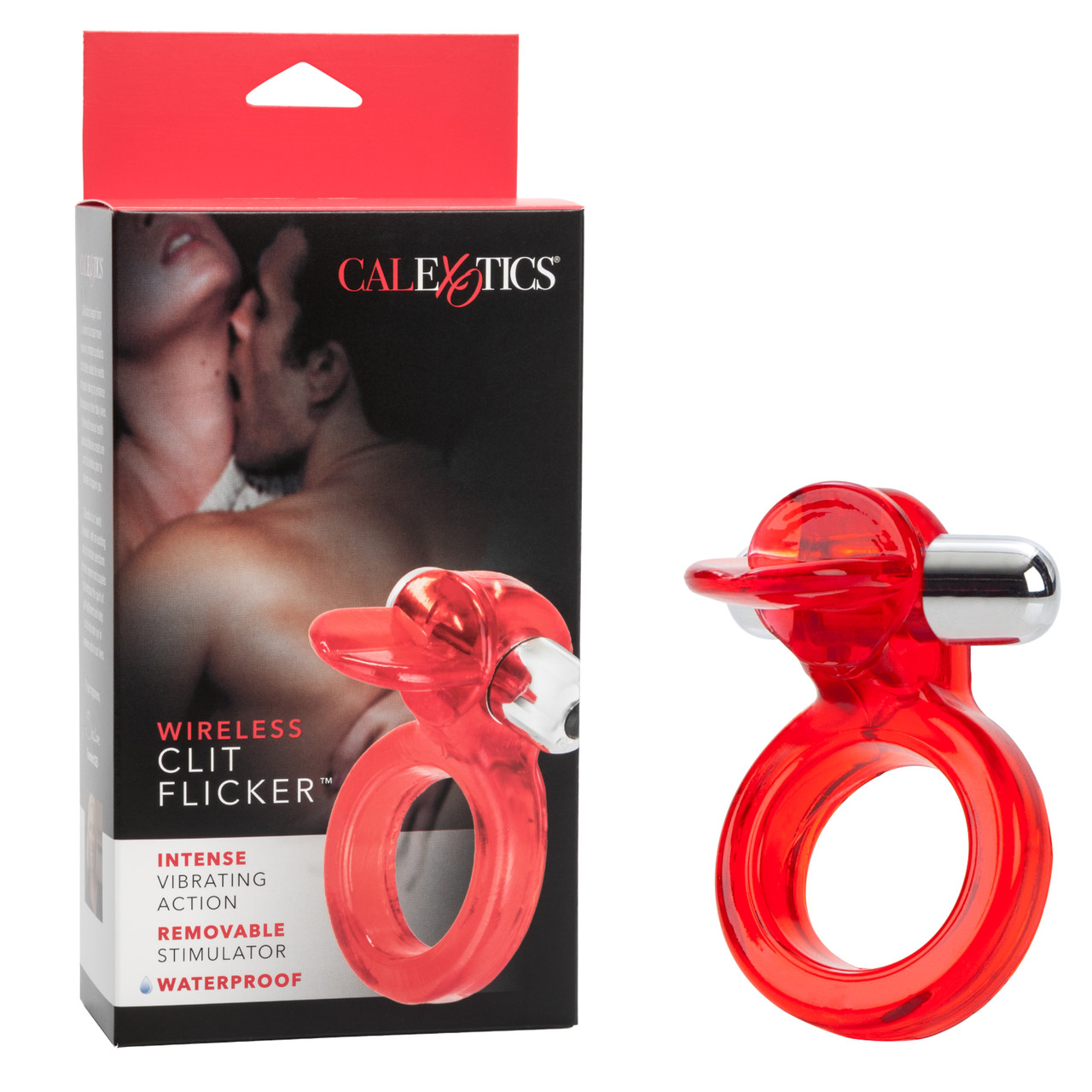 Wireless Clit Flicker Stimulator Ring from California Exotic Novelties. Enjoy unlimited sensual adventures with the Clit Flicker With Wireless Stimulator. The waterproof coupleâs enhancer is great for spontaneous erotic fun in and out of the water. The