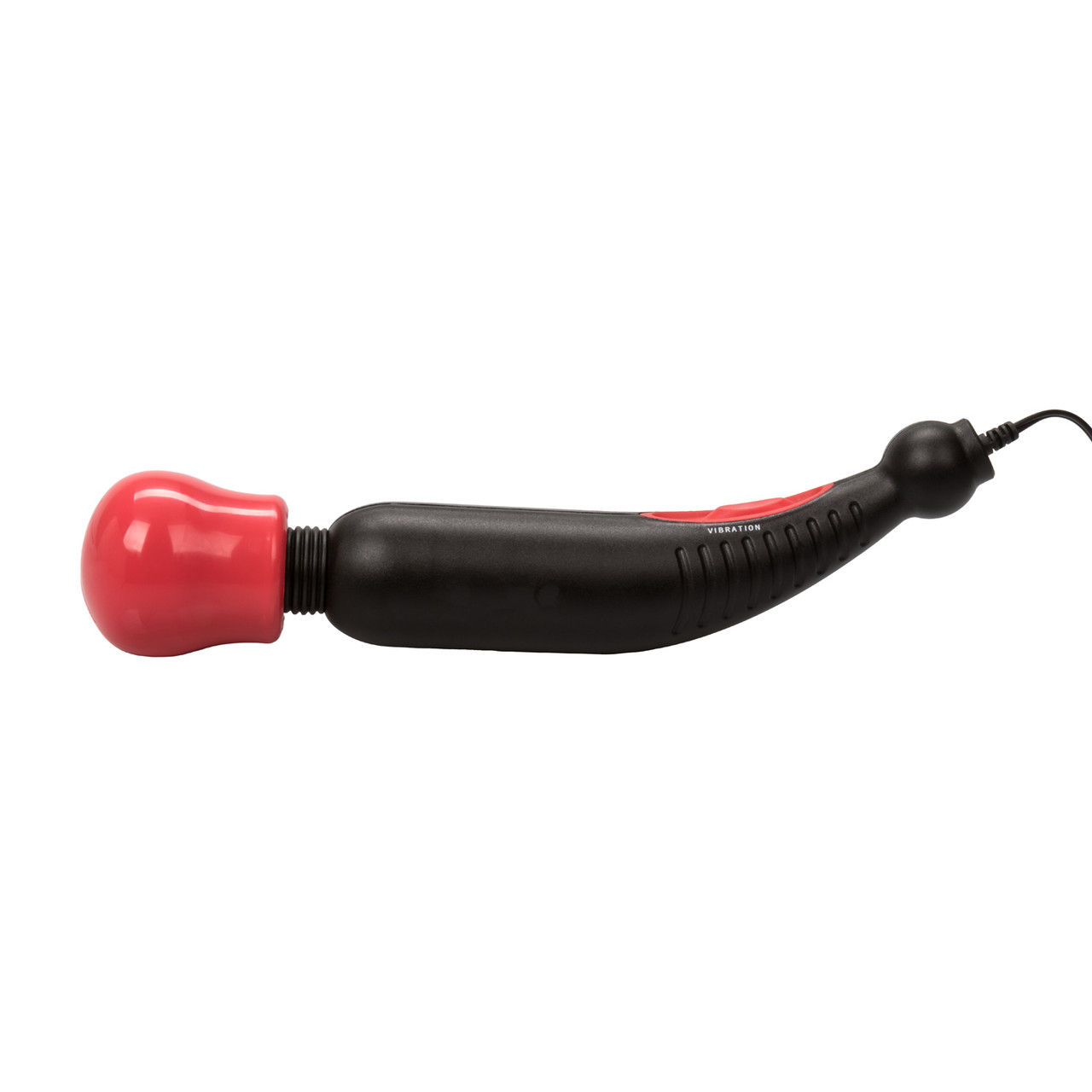 Miracle Massager Red from California Exotic Novelties. The ergonomically angled Miracle Massager is designed to flex and move in harmony with your body for ultimate sensual satisfaction and an unforgettable experience. The heavy duty massager has maximum