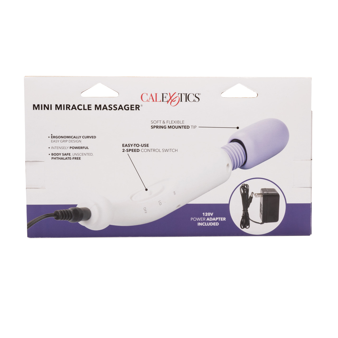 My Mini Miracle Massager Electric from California Exotic Novelties. Massager has all the power of the original larger Miracle Massager