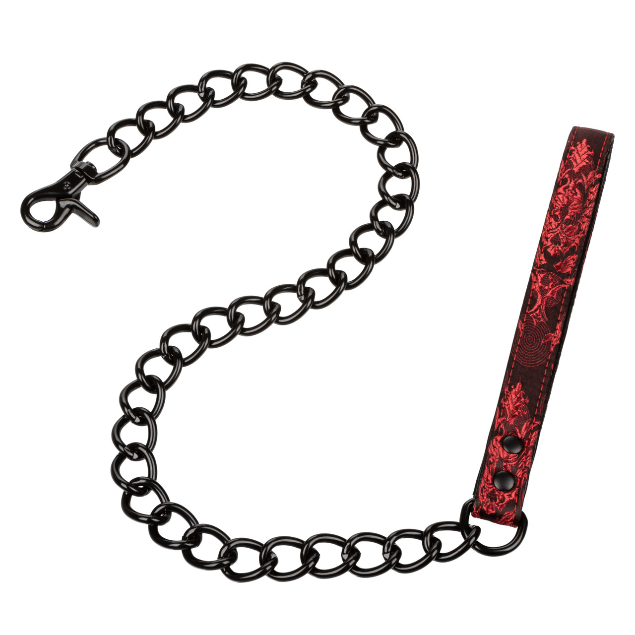 From California Exotic Novelties new Scandal line. Consensual submission. Creativity 44 Print Silver. Take a walk on the naughty side tonight and slip this exhilaratingly sexy collar around your neck. Play with power and pass the chains to your dominant s