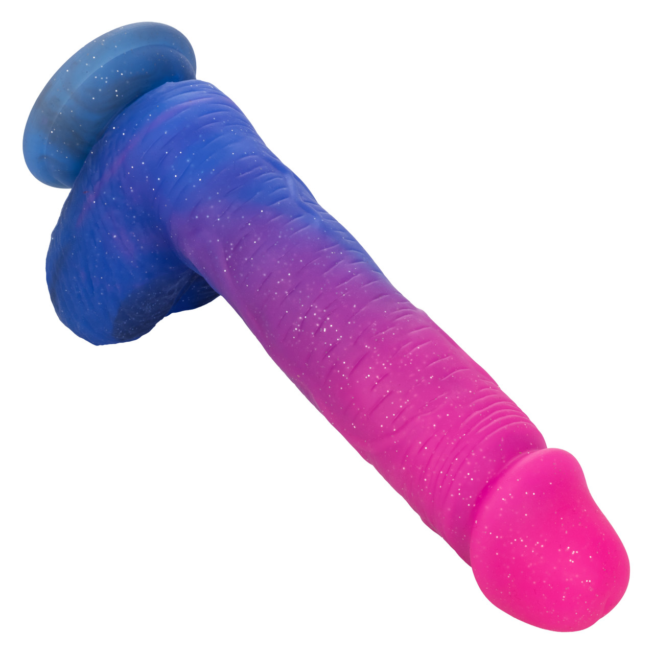 Naughty Bits Ombre Hombre XL Vibrating Dildo from California Exotic Novelties. The Naughty Bits Ombre Hombre XL Vibrating Dildo is a soft