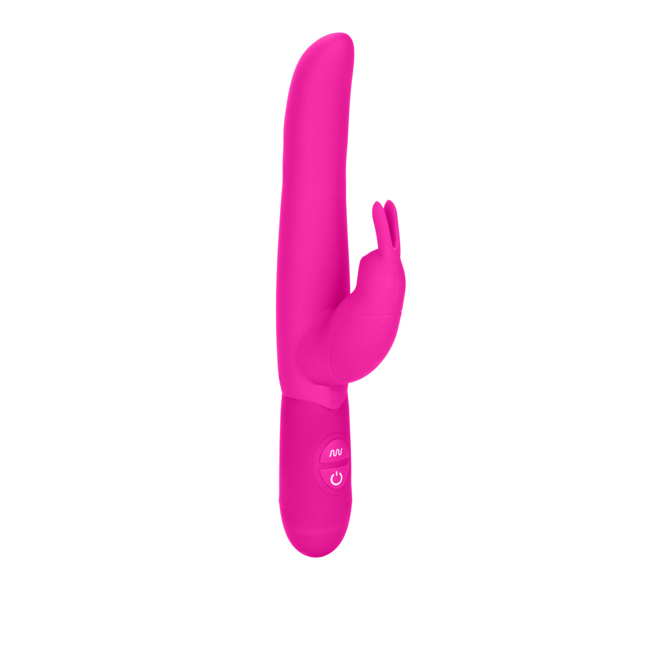 Posh 10 Function Silicone Bounding Bunny Pink Vibrator from California Exotic Novelties. The Posh 10 Function Bounding Bunny is a super slim