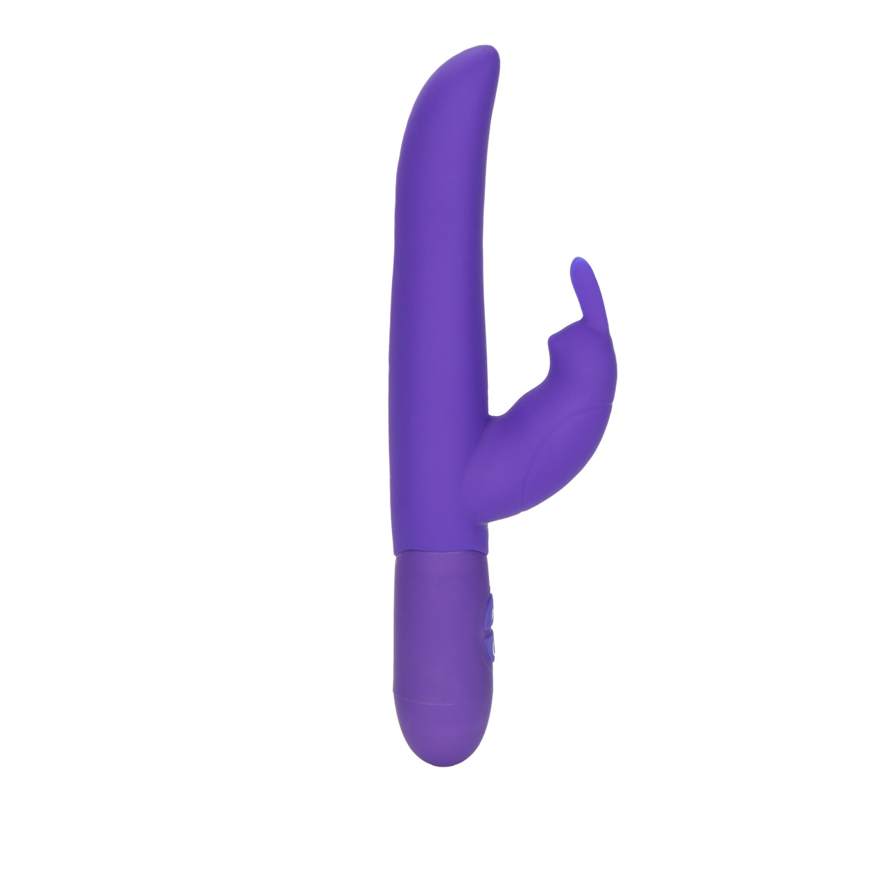 Posh 10 Function Silicone Bounding Bunny Purple Vibrator from California Exotic Novelties. The Posh 10 Function Bounding Bunny is a super slim