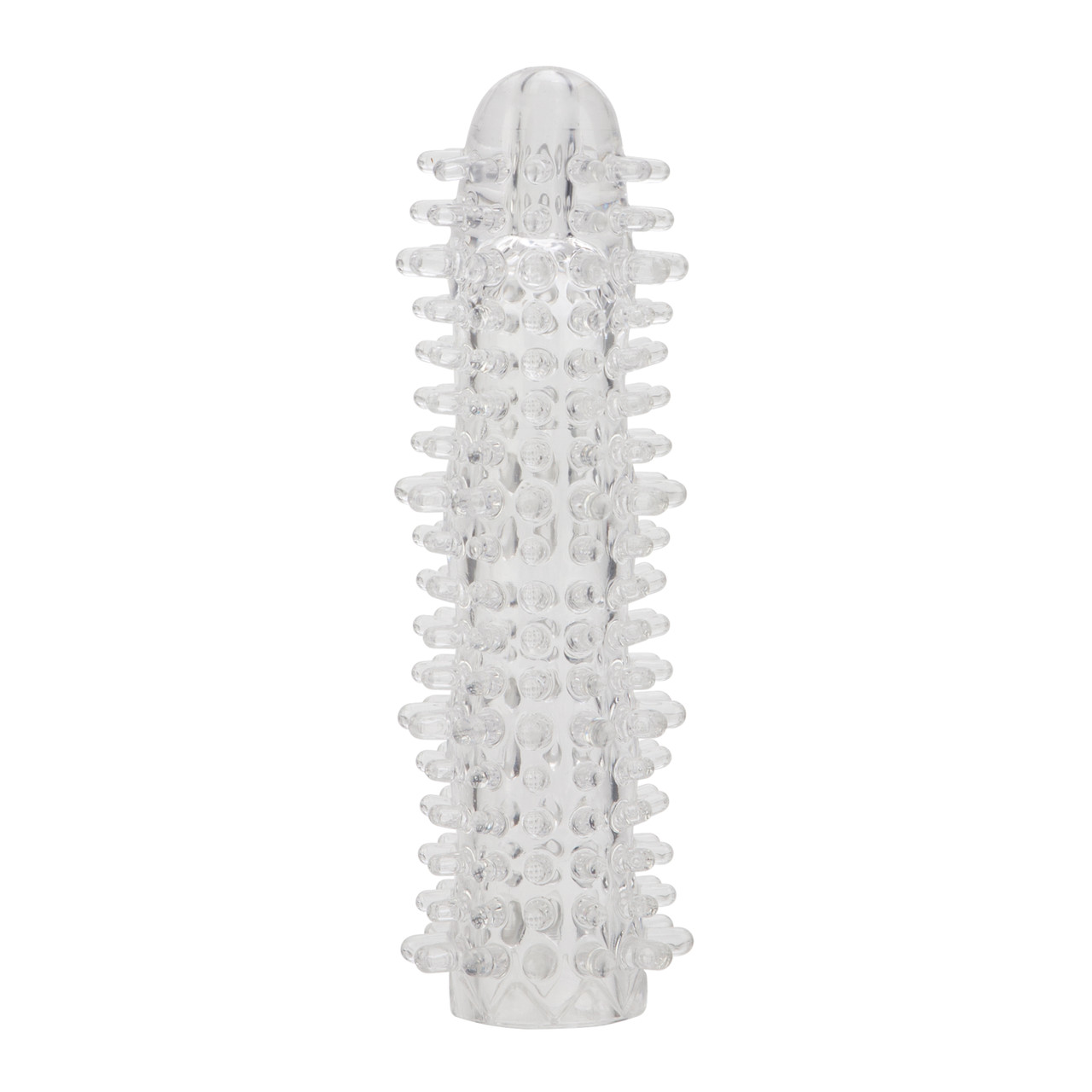 Dr. Joel Kaplan Adjustable Extension Clear from California Exotic Novelties. Super size your intimate fun with the exotic Dr. Joel Kaplan Adjustable Extension with Added Girth. The trim to size