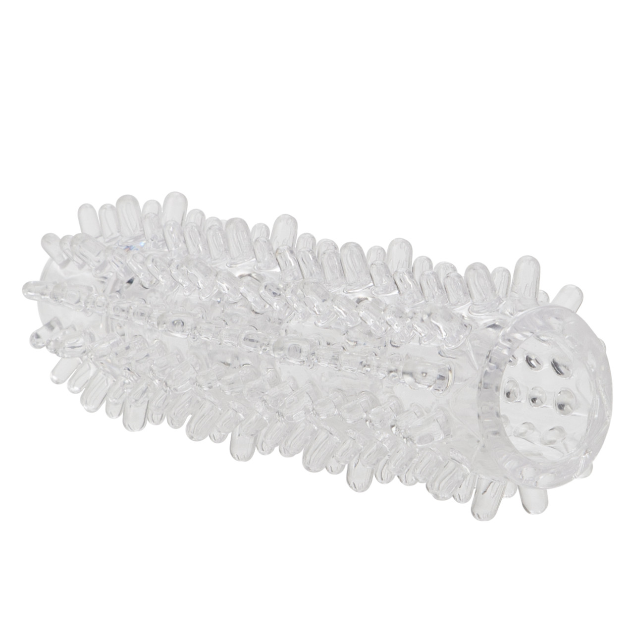 Dr. Joel Kaplan Adjustable Extension Clear from California Exotic Novelties. Super size your intimate fun with the exotic Dr. Joel Kaplan Adjustable Extension with Added Girth. The trim to size