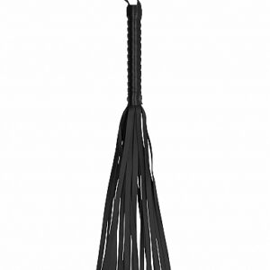 OUCH! SKULLS & BONES WHIP W/ SKULLS BLACK