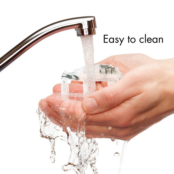 Doctor Love Zinger Vibrating Sleeve Clear. Batteries and pouch included. 11