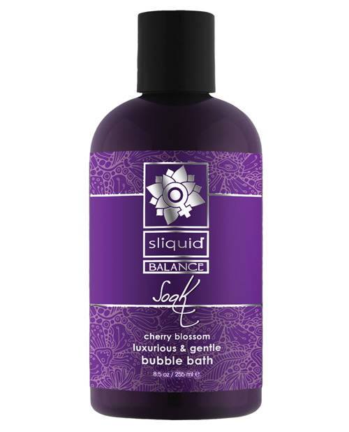 SLIQUID SOAK BUBBLE BATH CHERRY BLOSSOM 8.5 OZ - Image 2